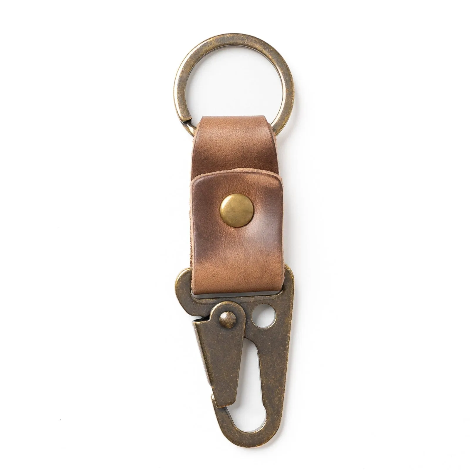 Leather Clip Keychain