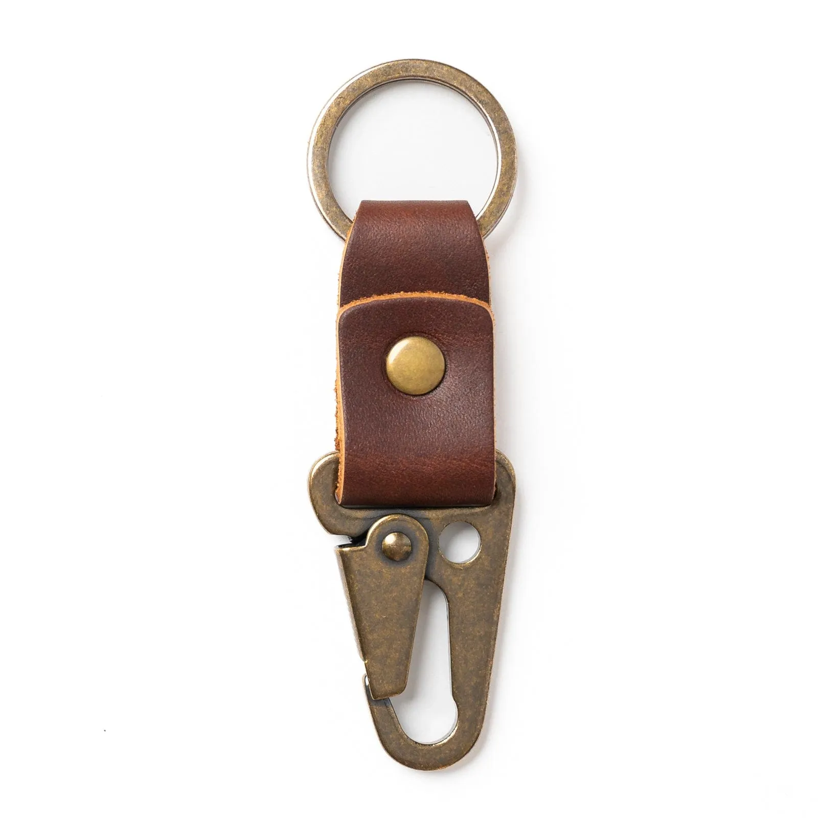Leather Clip Keychain