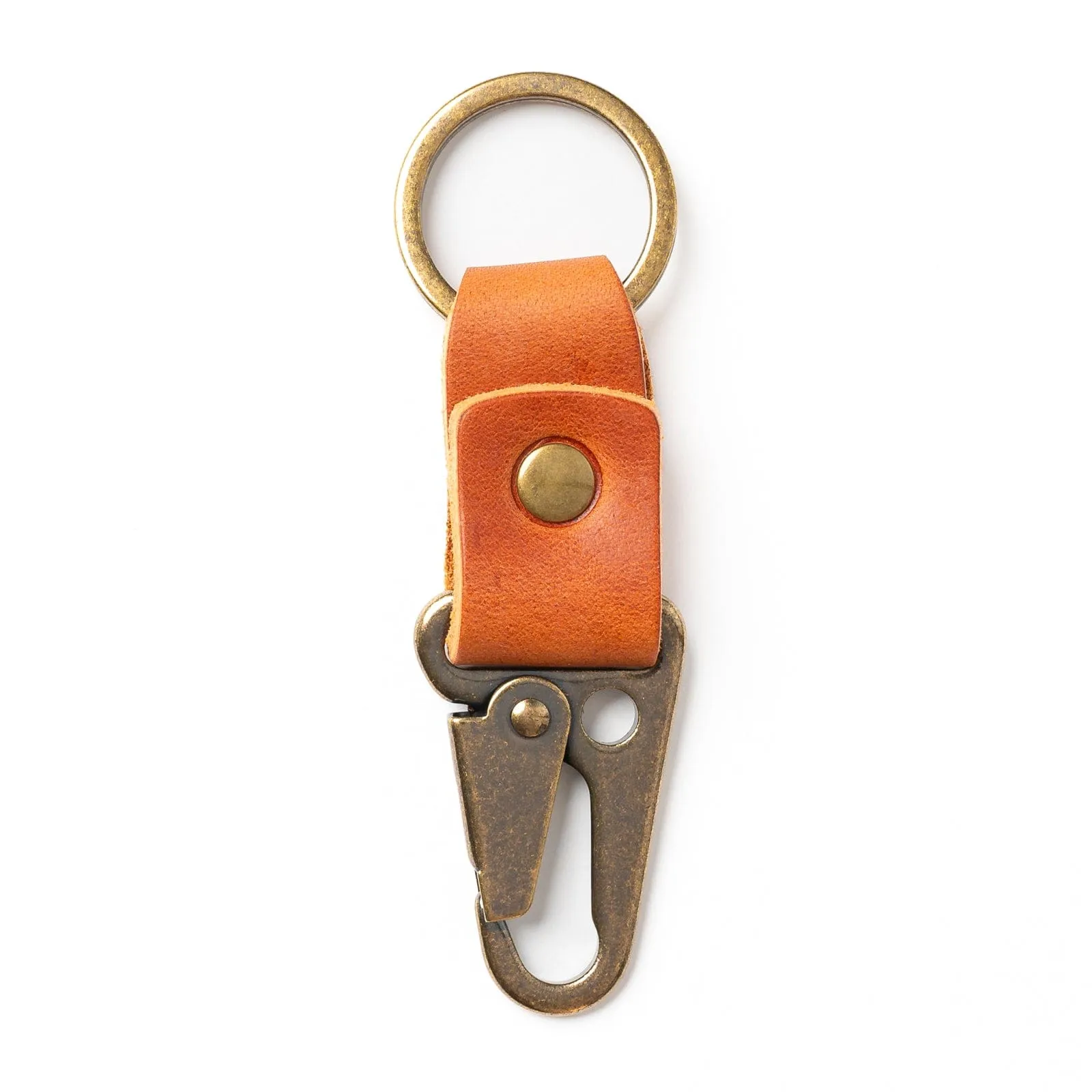 Leather Clip Keychain
