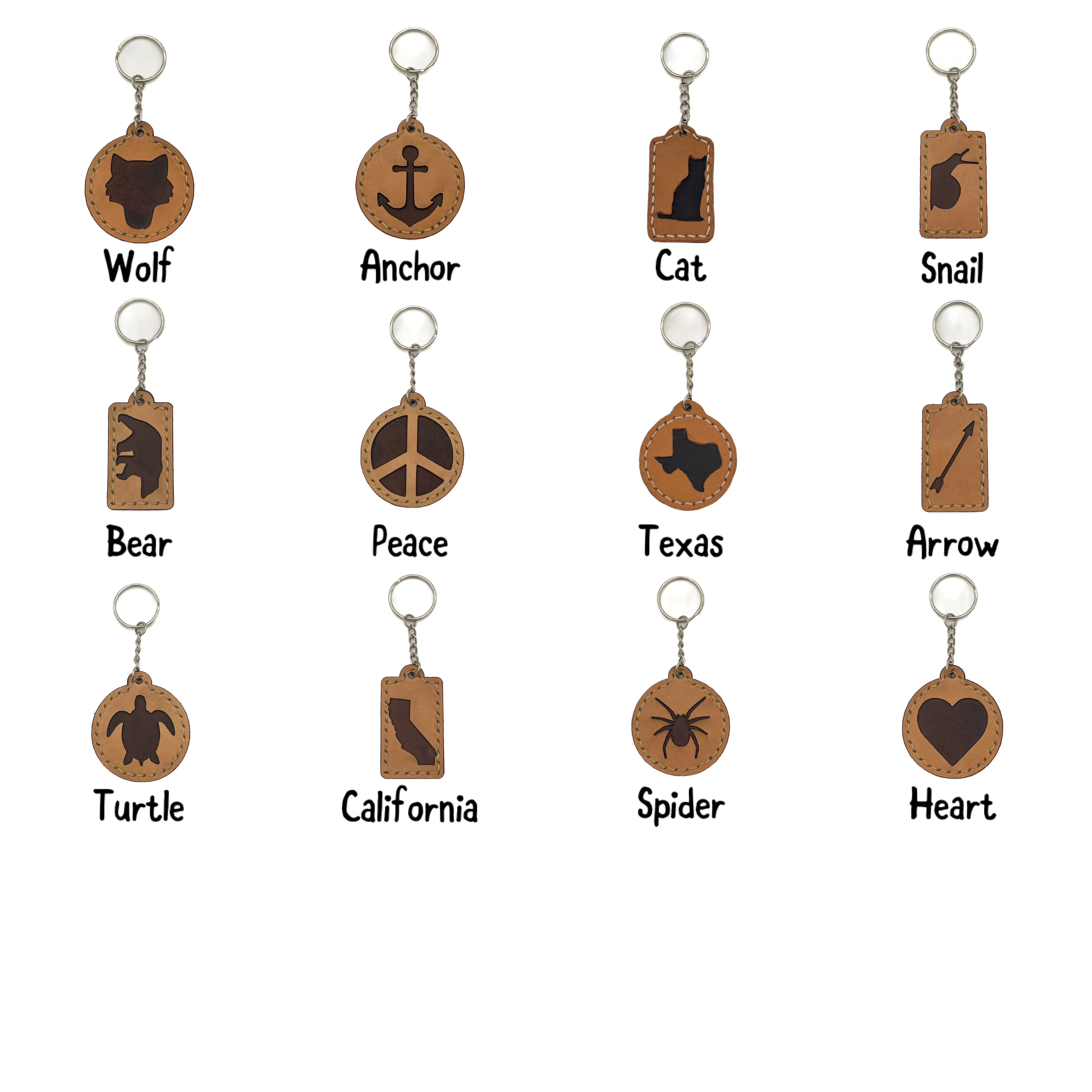 Leather Keychains