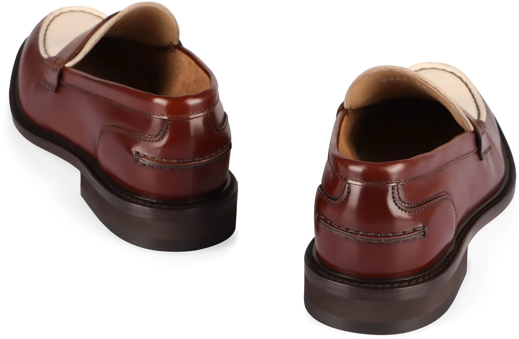 Leather loafers