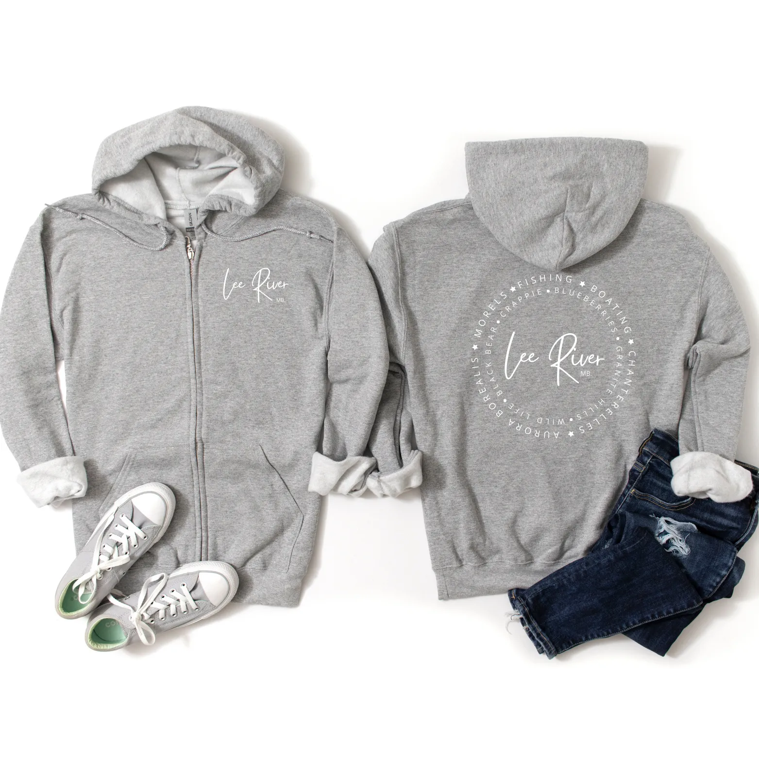Lee River - Hooded Zip Up