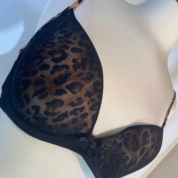 Leopard Print Lace Bra Sexy Sexy Leopard Lace Bra