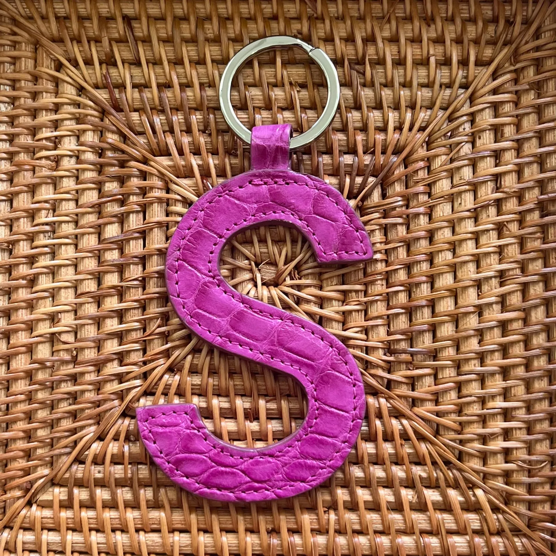 LETTER KEYCHAINS - ASSORTED COLORS - IN STOCK NOW