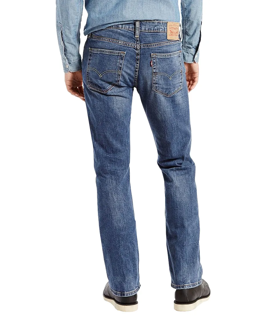 LEVI'S 527 SLIM STRETCH BOOTCUT JEAN - BLACK STONE