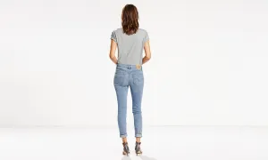 Levi's 721 0033 Womens Light Blue Wash Slim Skinny Jean Size 8 29 X 32