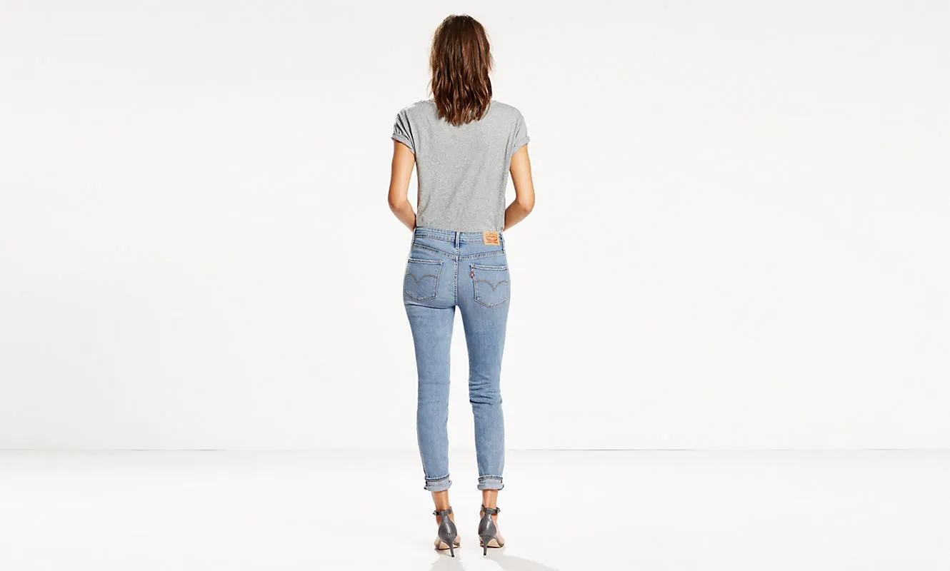 Levi's 721 0033 Womens Light Blue Wash Slim Skinny Jean Size 8 29 X 32