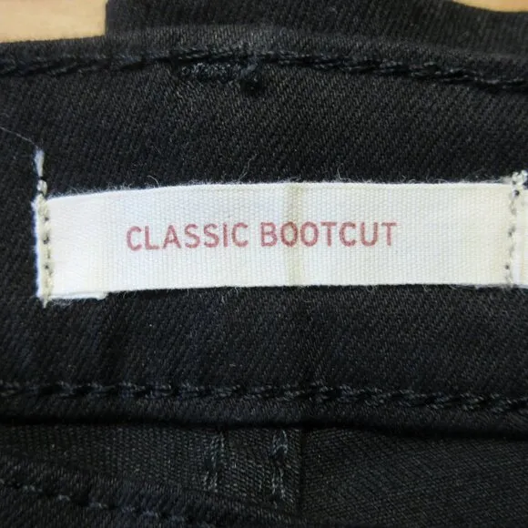 LEVI'S Classic Bootcut Jeans Womens Sz 10 SHORT (30x30) Black Stretch Denim NWT