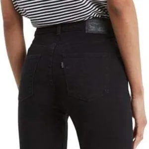 LEVI'S Classic Bootcut Jeans Womens Sz 10 SHORT (30x30) Black Stretch Denim NWT