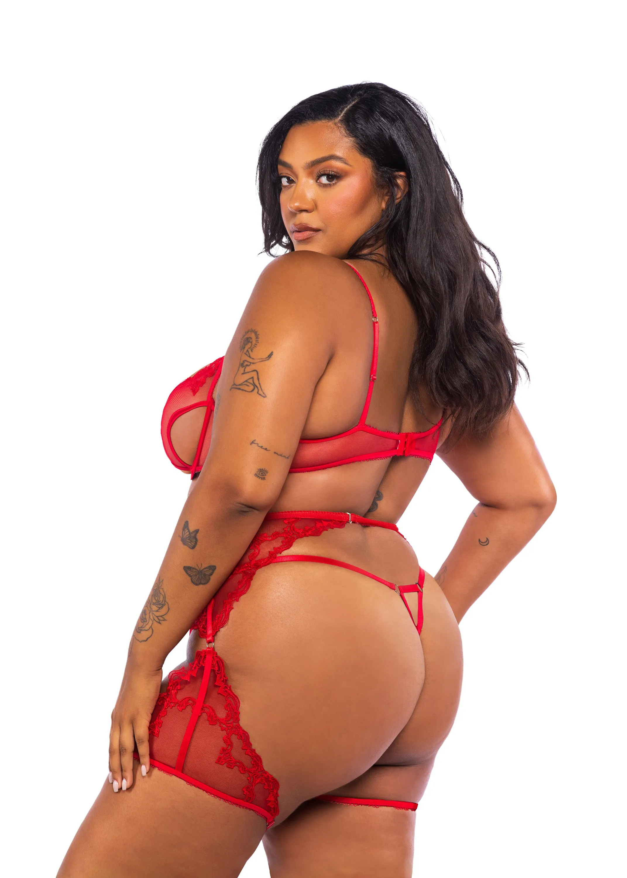 LI720 - Baroque Heart 3-Piece Chaps Set
