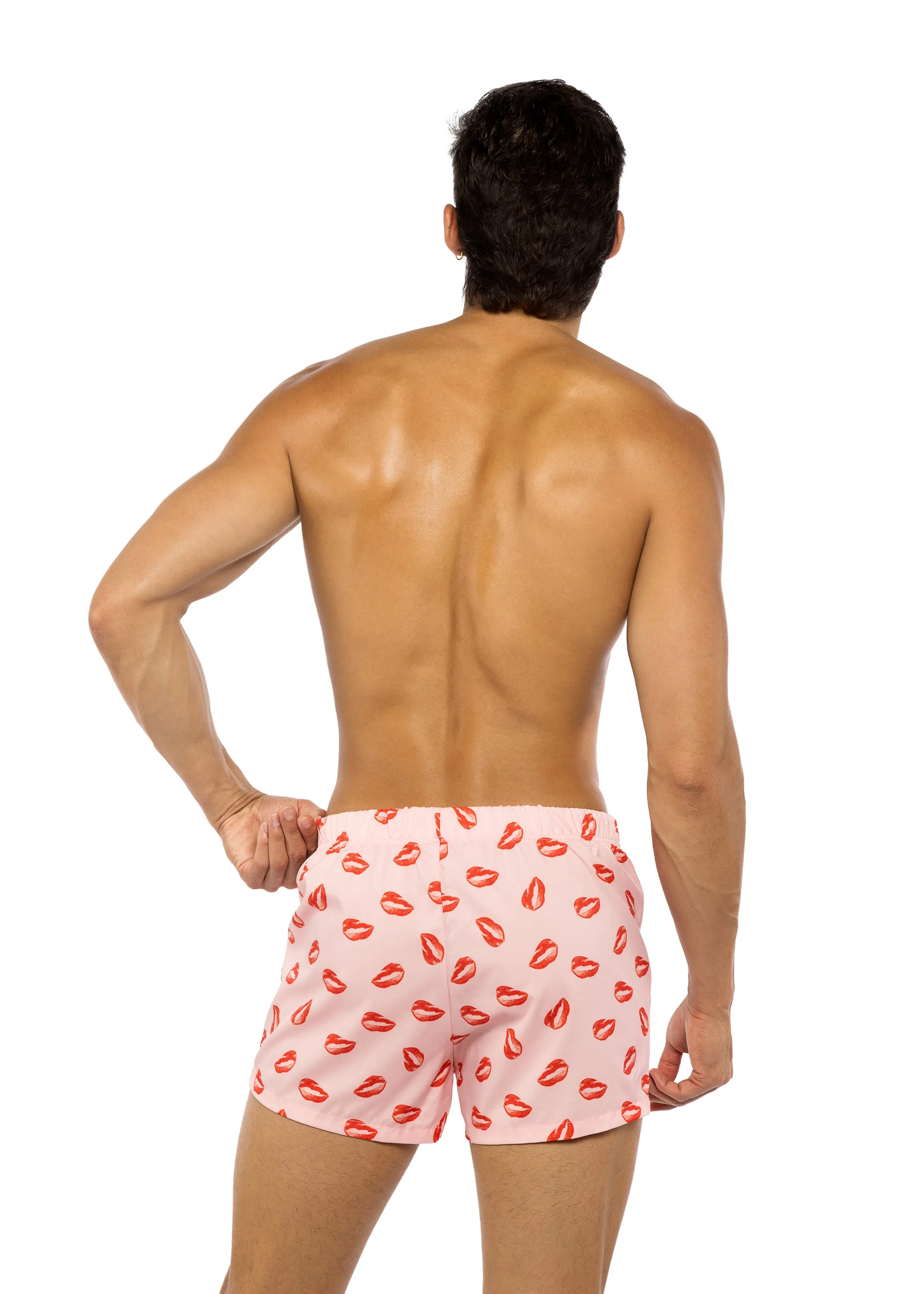 LI782 - Satin Lips Boxers