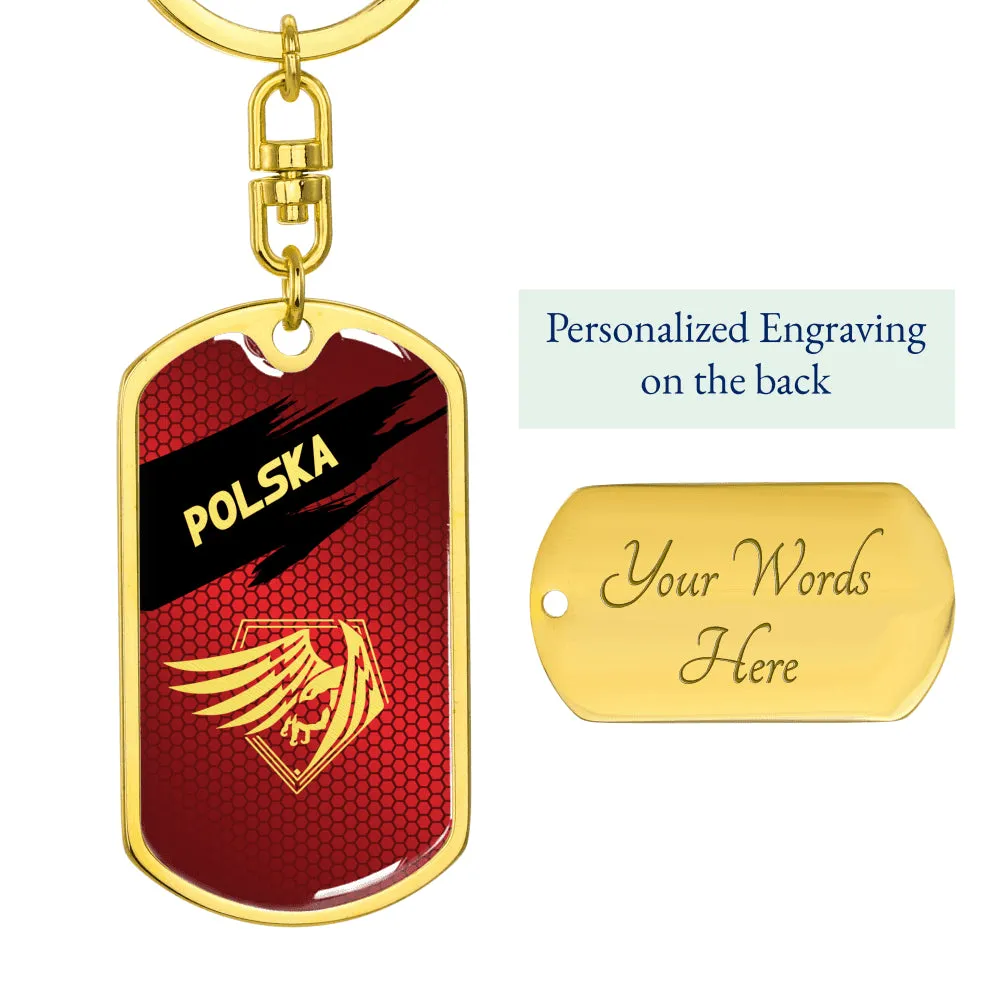 Lidia S. POLSKA Dog Tag Keyring - 1P [V2]