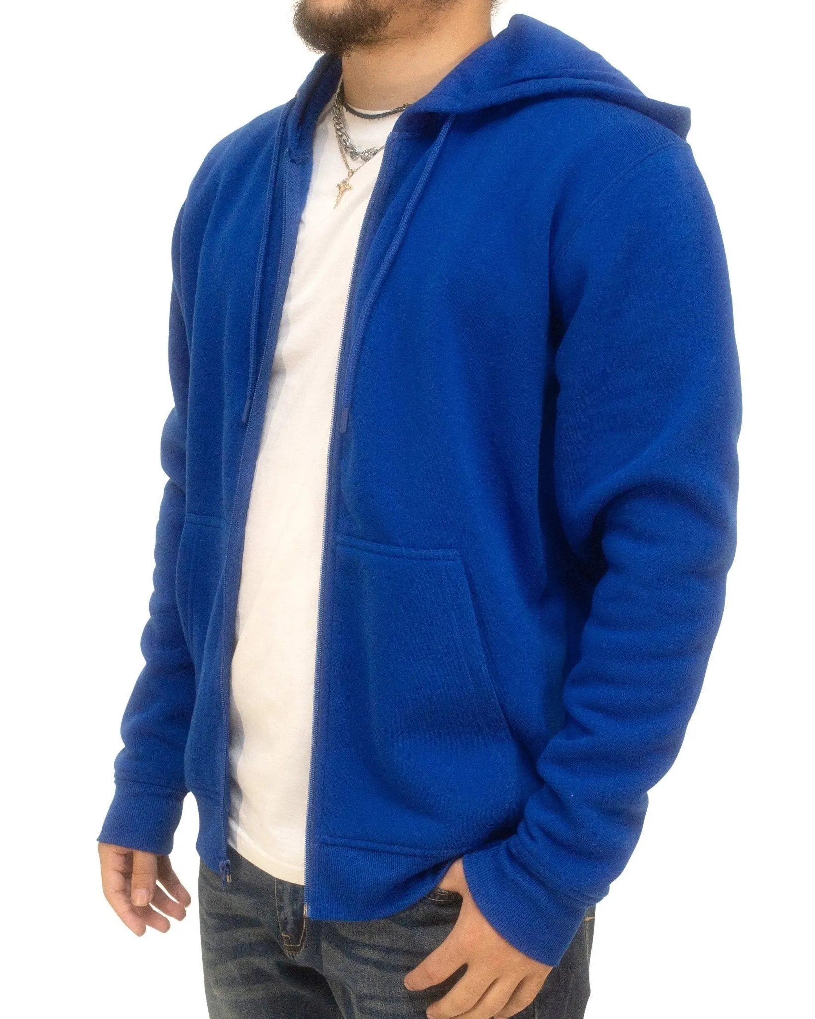 Lightweight Fleece Zip-up Hoodie