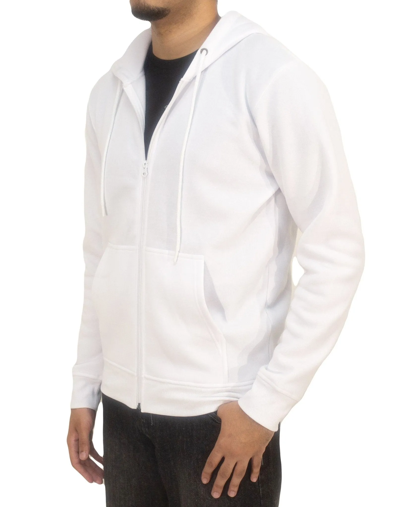 Lightweight Fleece Zip-up Hoodie