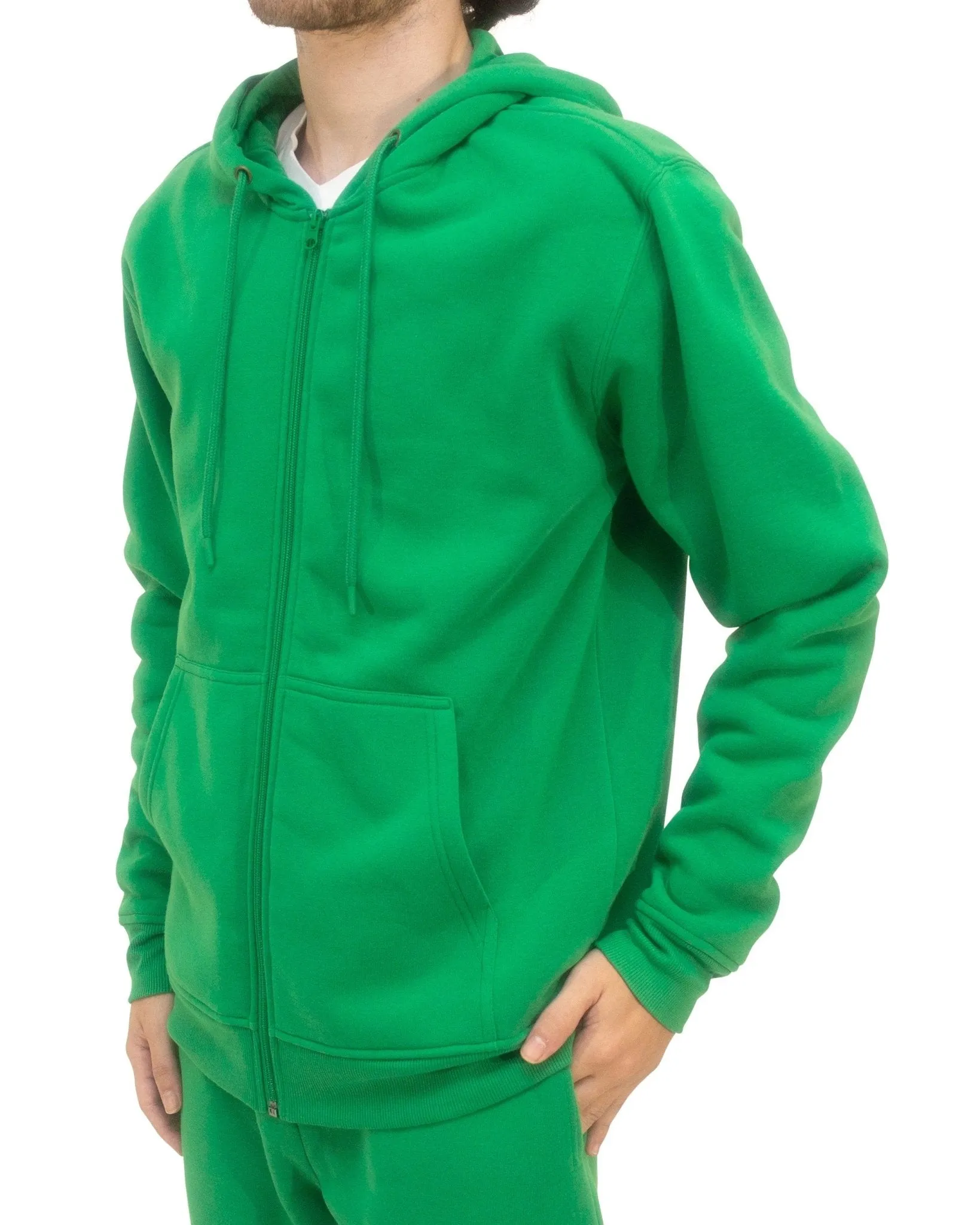 Lightweight Fleece Zip-up Hoodie