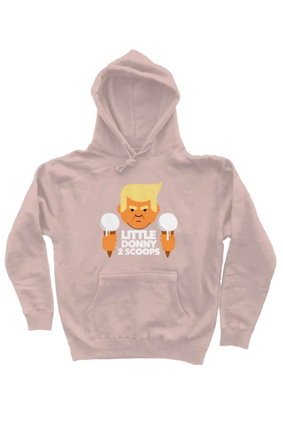 little donny 2 scoops - unisex heavyweight pullover hoodie