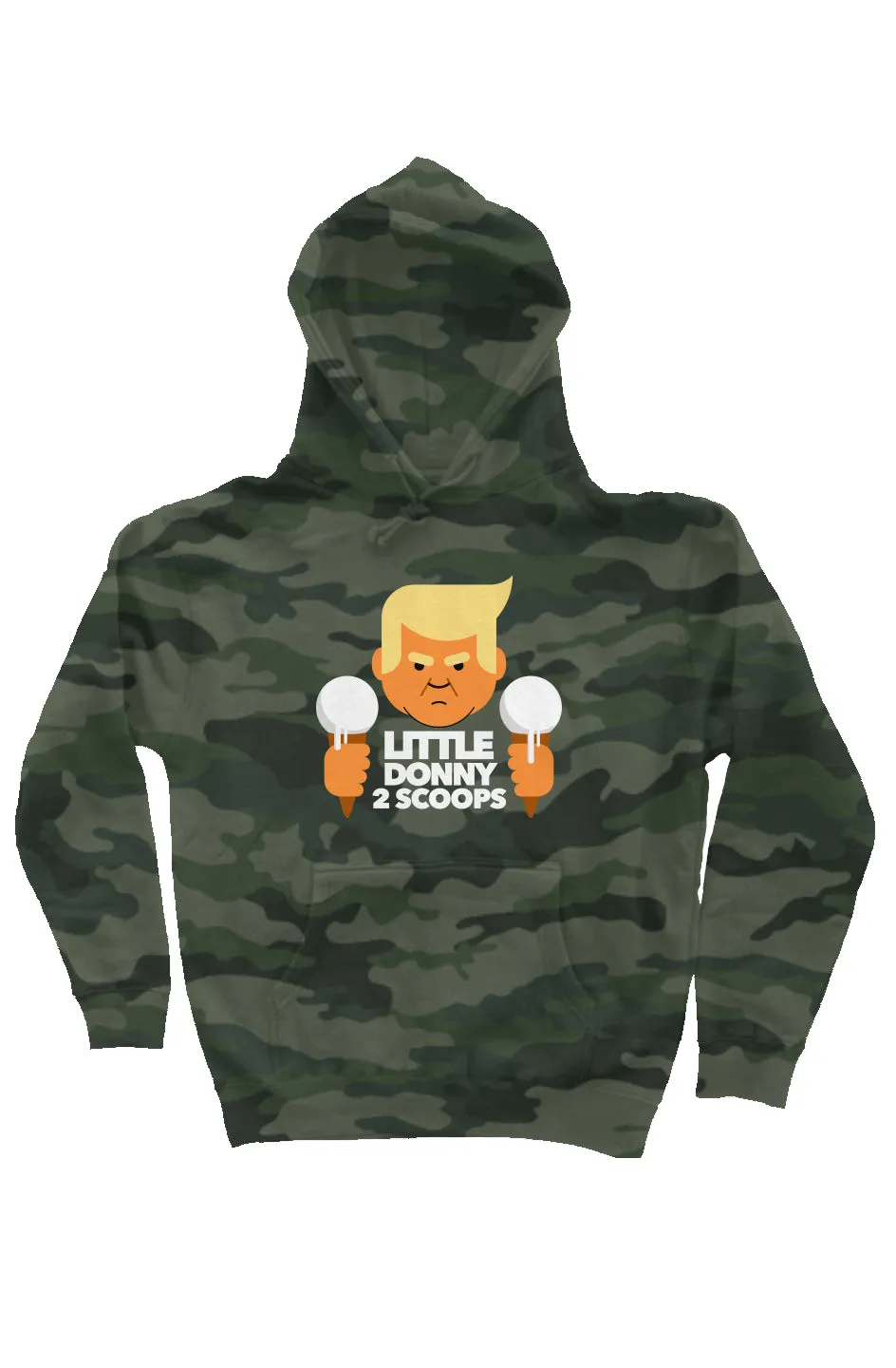 little donny 2 scoops - unisex heavyweight pullover hoodie