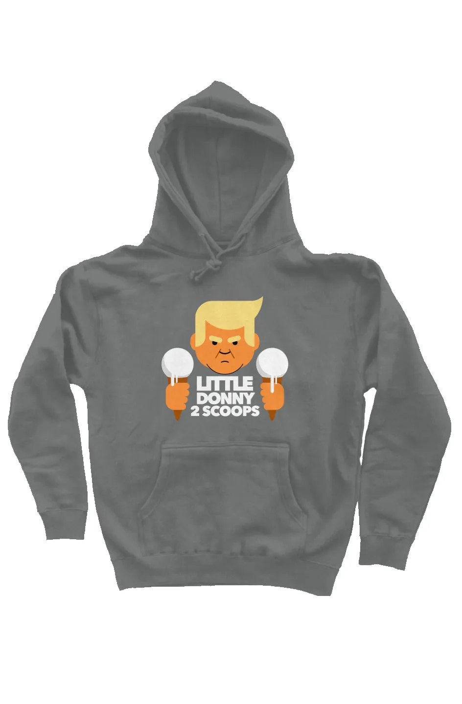 little donny 2 scoops - unisex heavyweight pullover hoodie