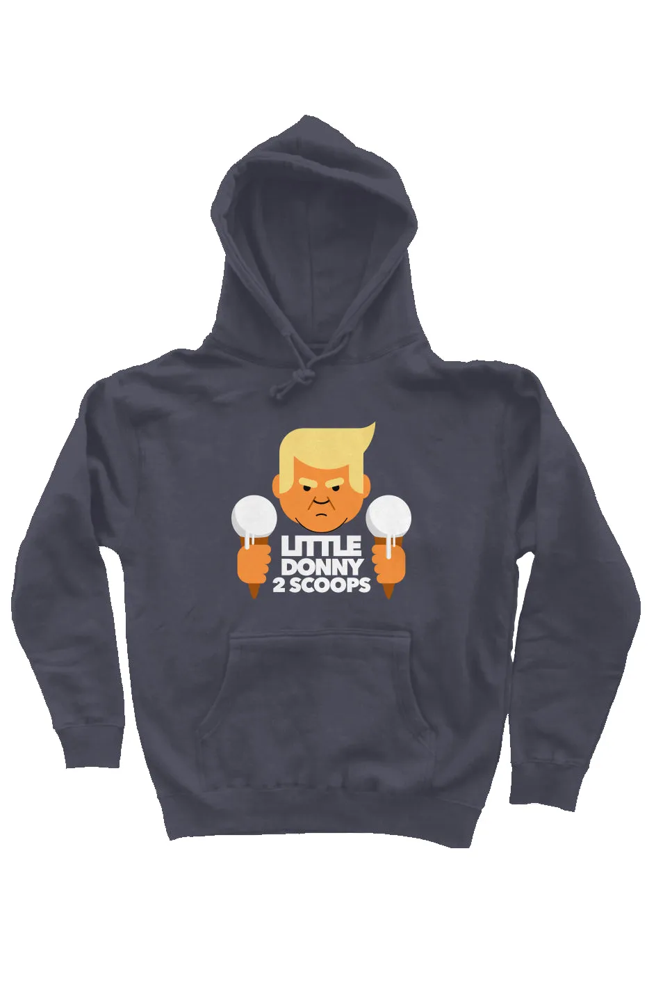 little donny 2 scoops - unisex heavyweight pullover hoodie