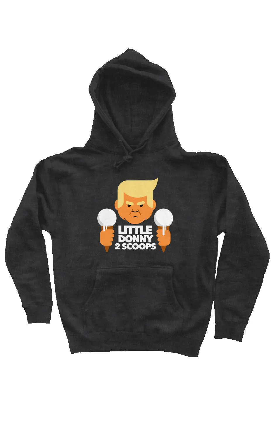 little donny 2 scoops - unisex heavyweight pullover hoodie