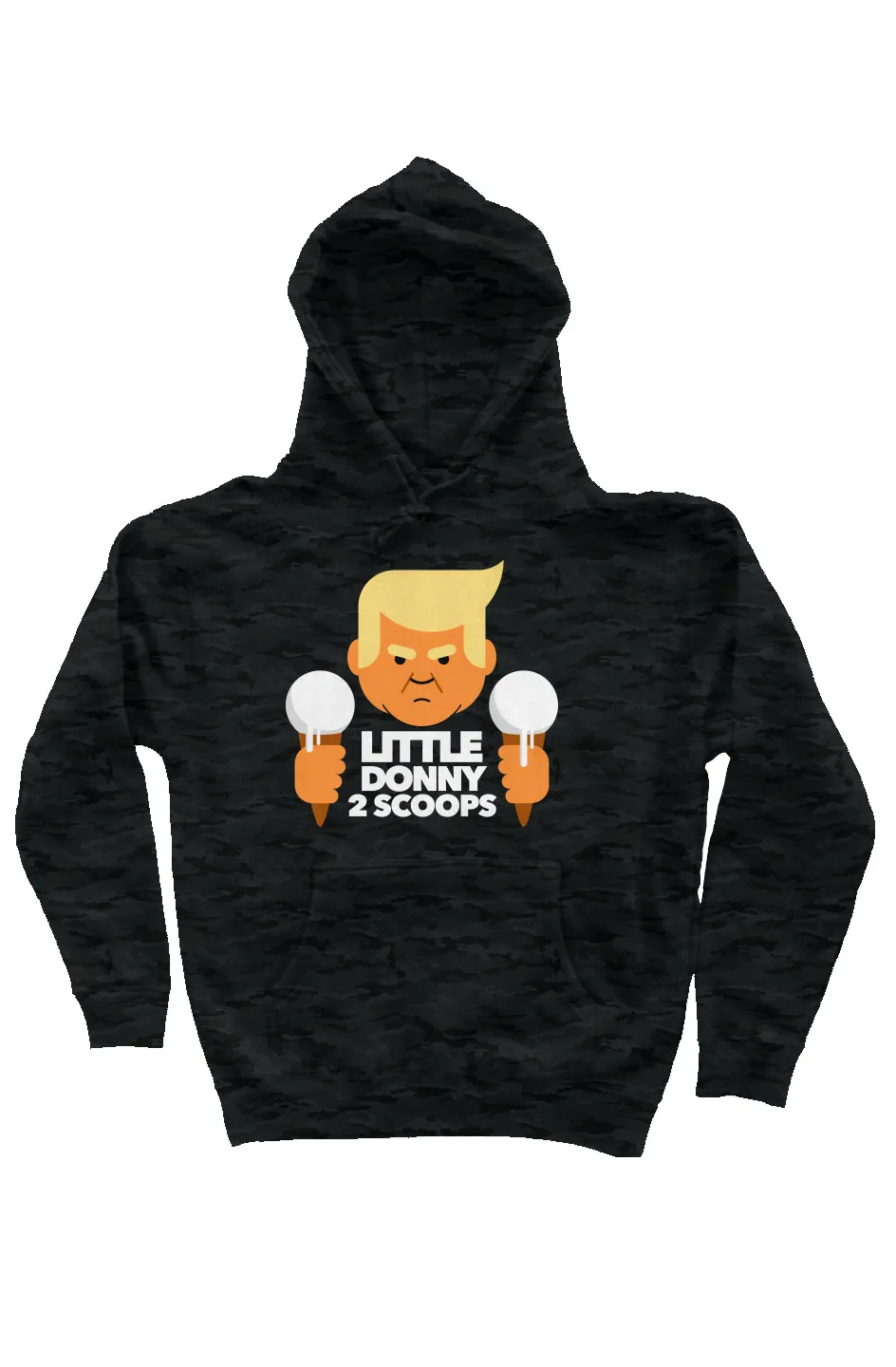 little donny 2 scoops - unisex heavyweight pullover hoodie