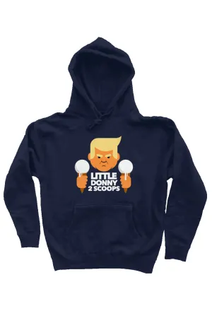 little donny 2 scoops - unisex heavyweight pullover hoodie