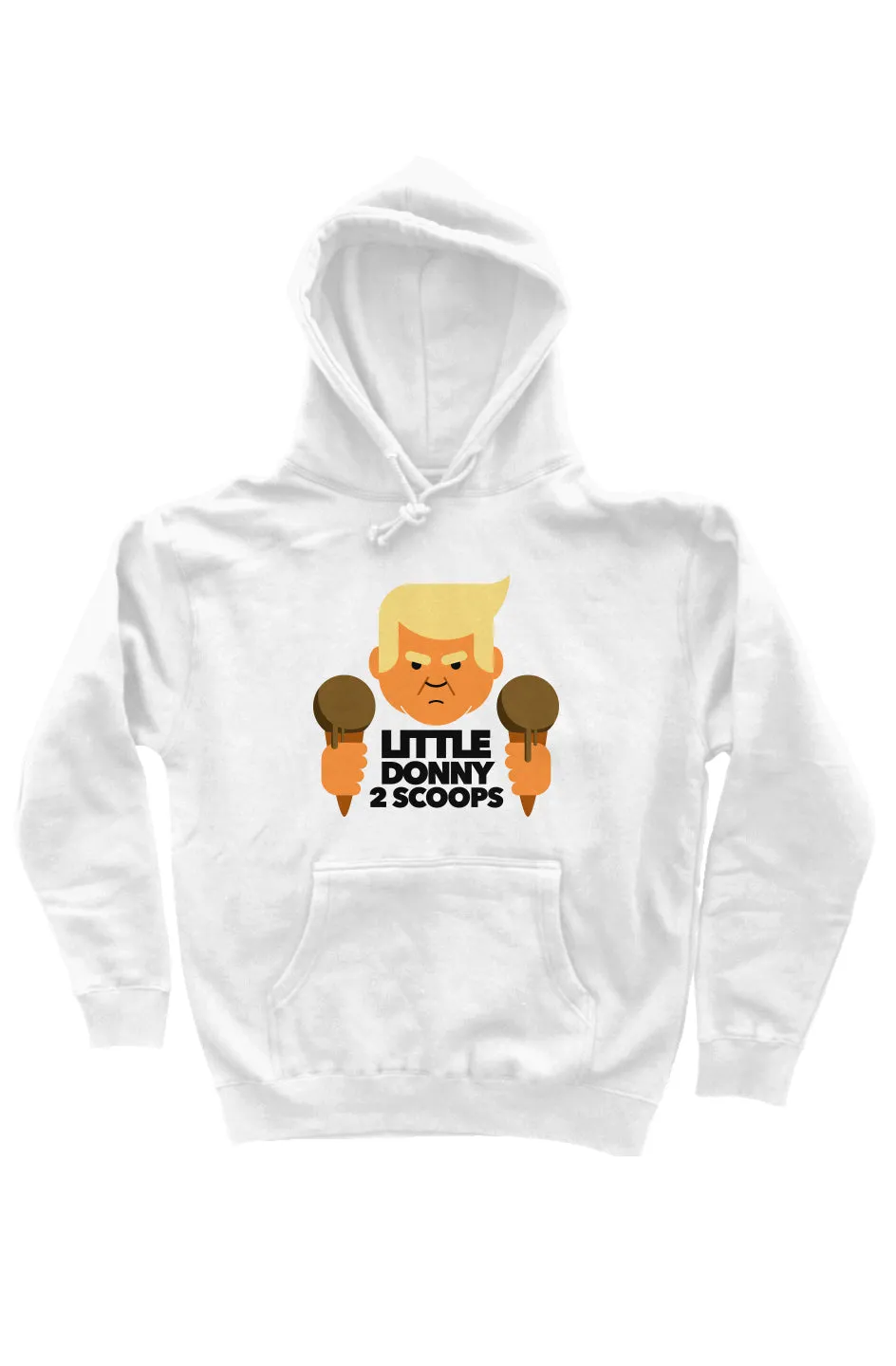 little donny 2 scoops - unisex heavyweight pullover hoodie