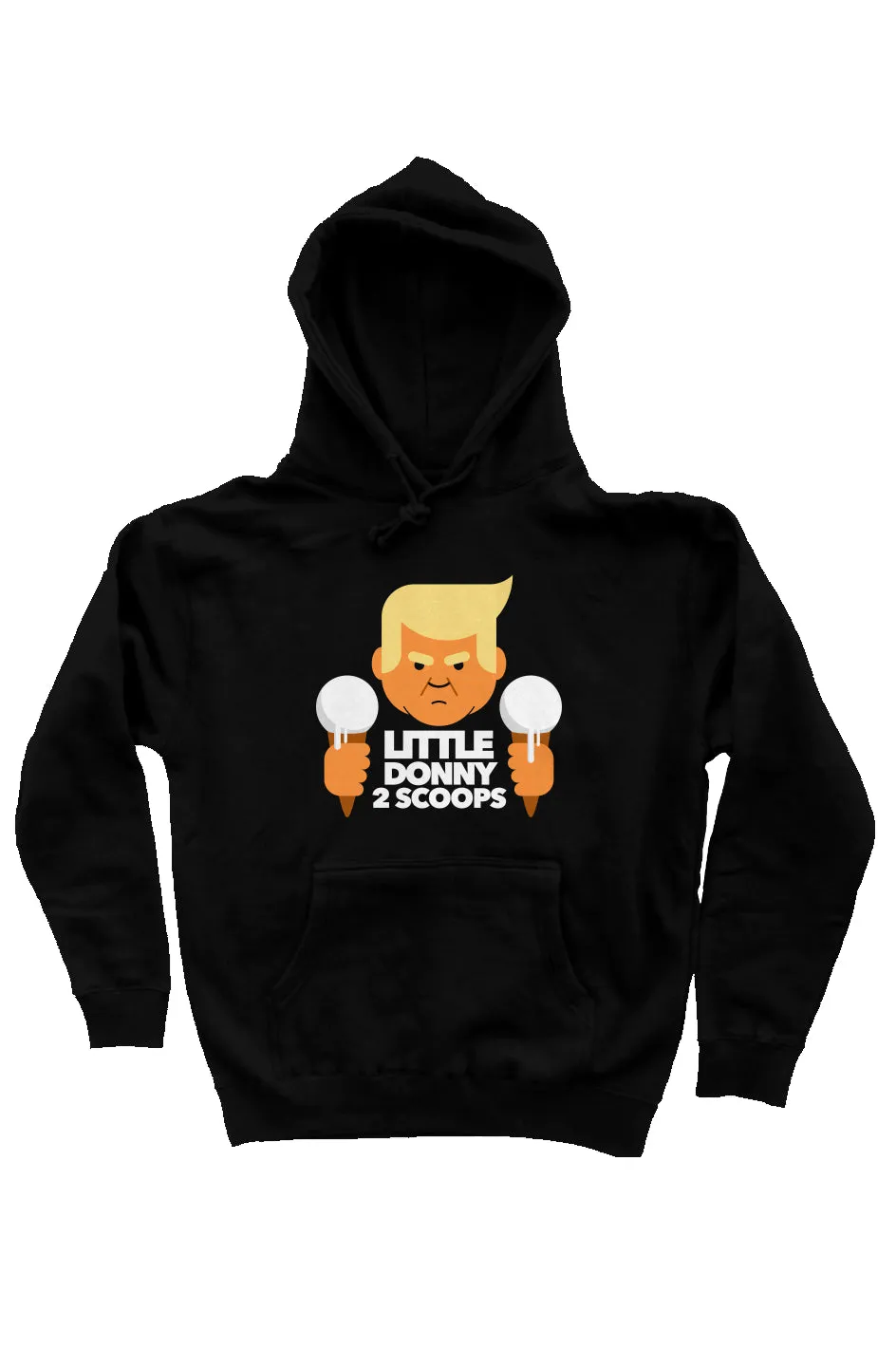 little donny 2 scoops - unisex heavyweight pullover hoodie
