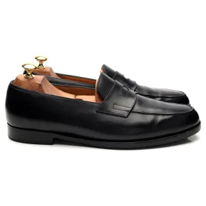 'Lopez' Black Leather Loafers UK 10 E