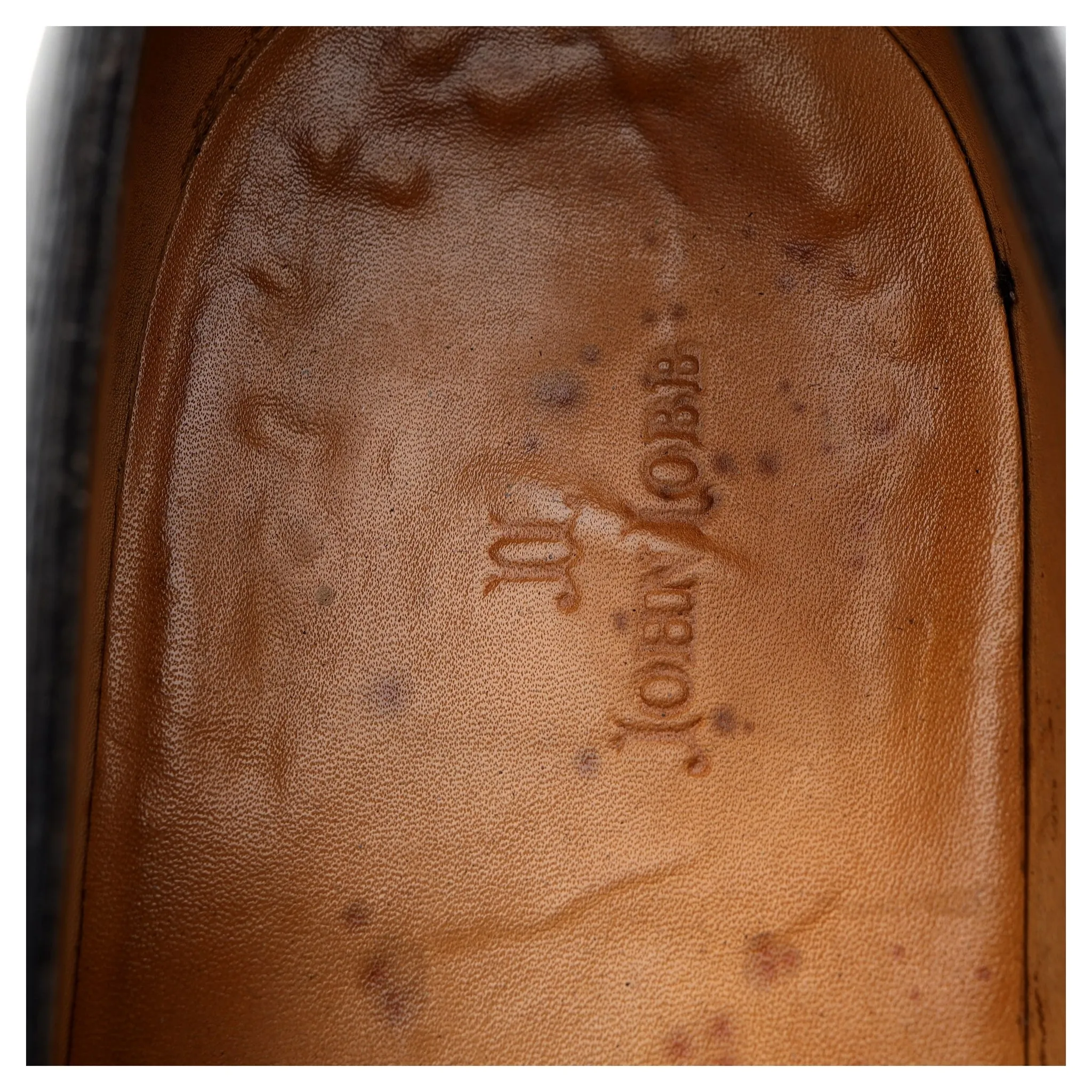 'Lopez' Black Leather Loafers UK 10 E