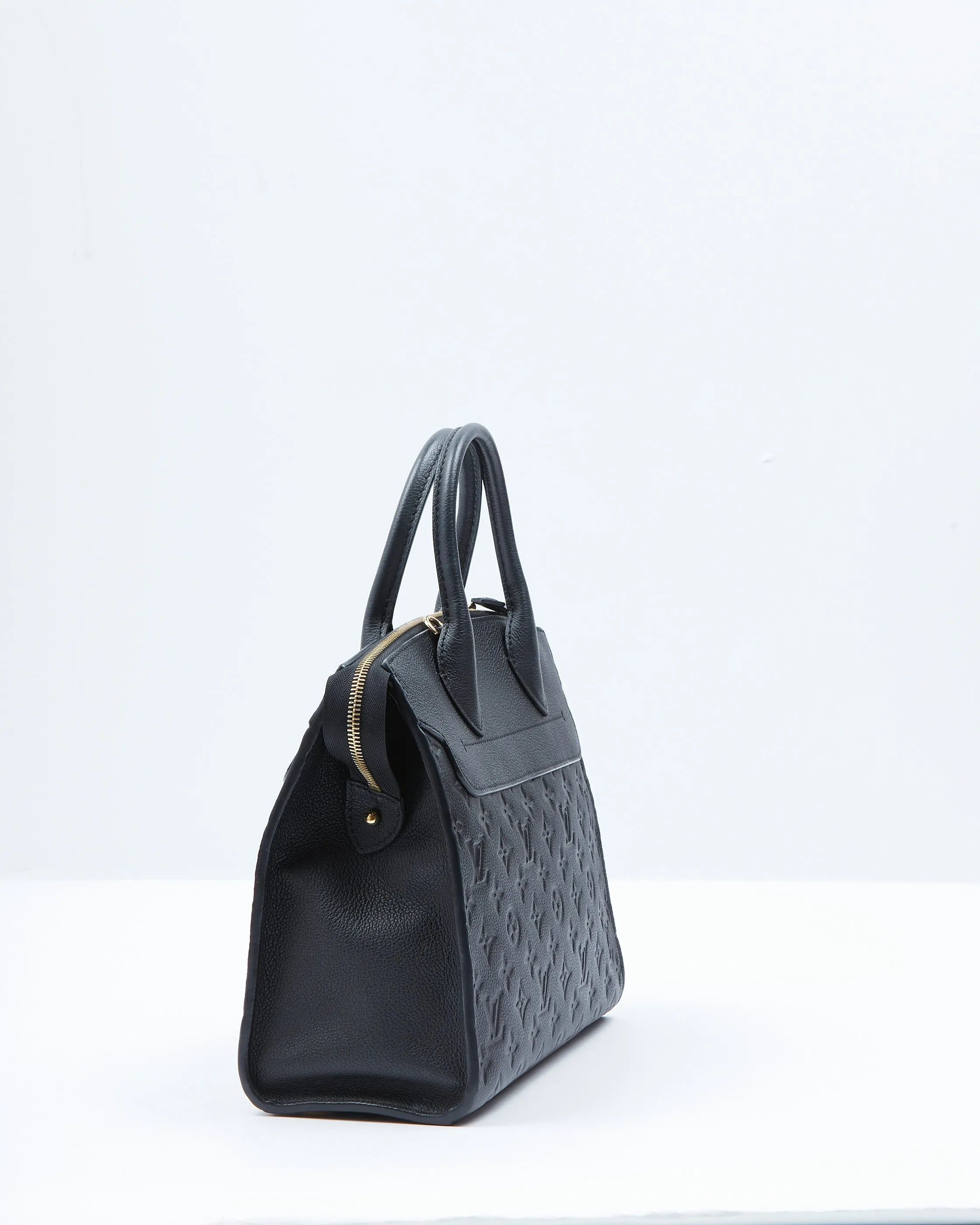 Louis Vuitton Black Monogram Empreinte Pont Neuf MM Bag