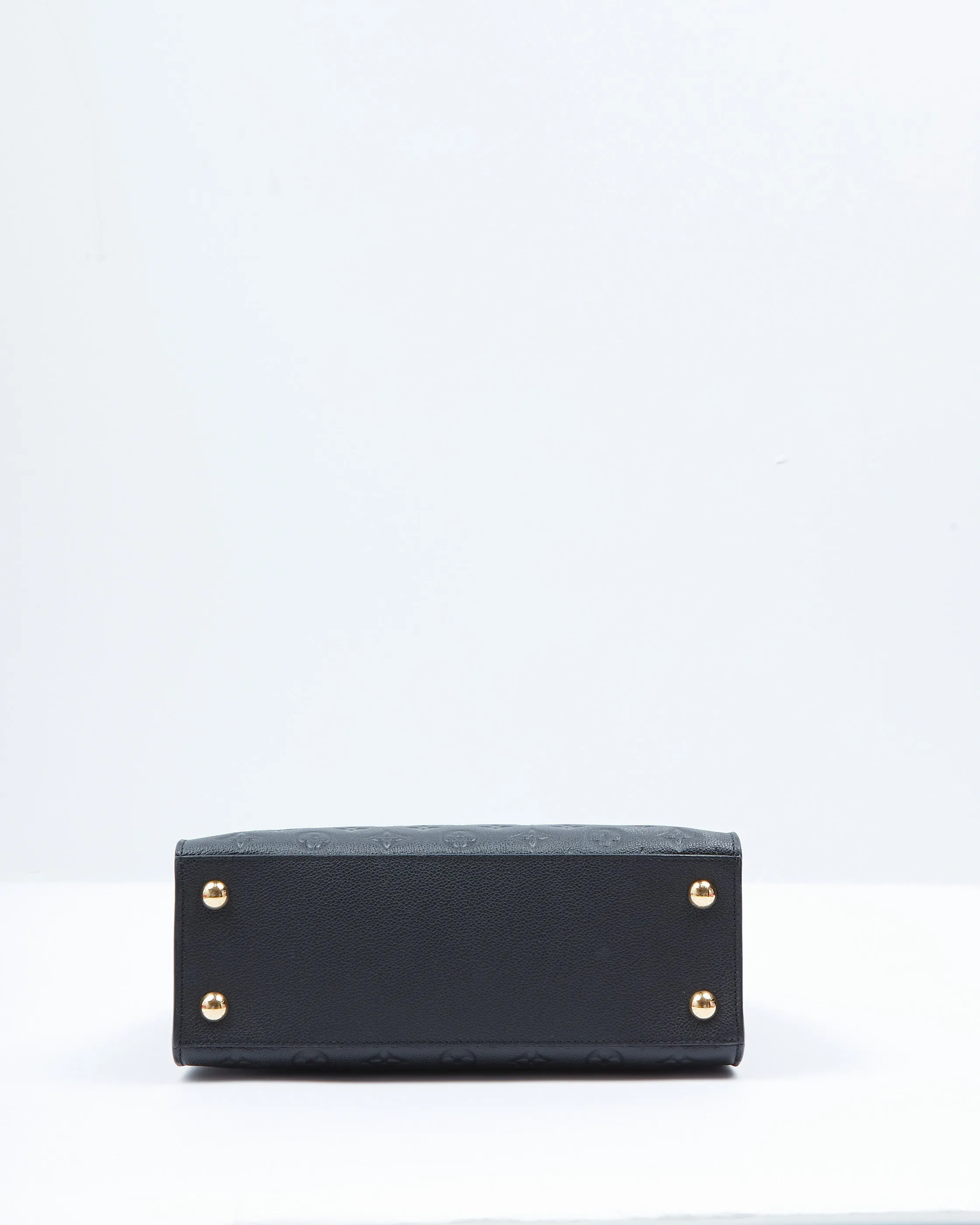 Louis Vuitton Black Monogram Empreinte Pont Neuf MM Bag