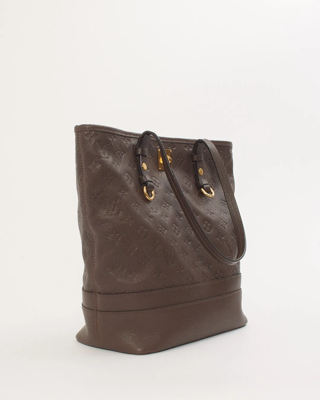 Louis Vuitton Brown Monogram Empreinte Leather Citadine PM Tote Bag