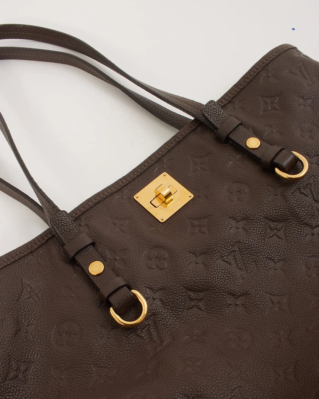 Louis Vuitton Brown Monogram Empreinte Leather Citadine PM Tote Bag