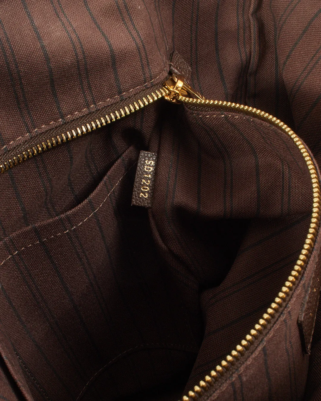 Louis Vuitton Brown Monogram Empreinte Leather Citadine PM Tote Bag