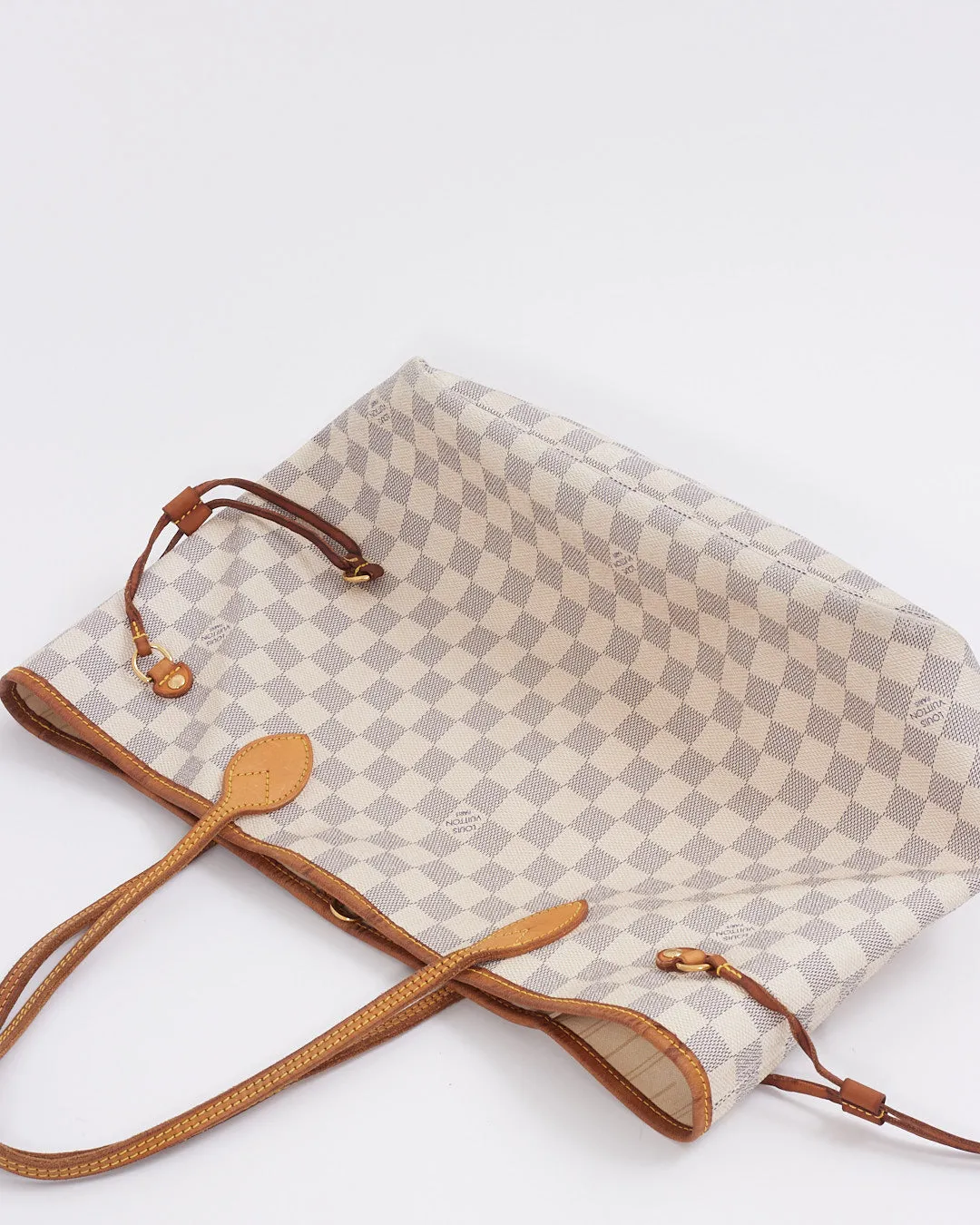 Louis Vuitton Damier Azur Canvas Neverfull MM Tote Bag
