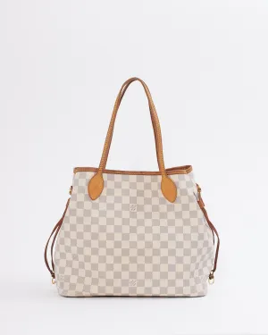 Louis Vuitton Damier Azur Canvas Neverfull MM Tote Bag