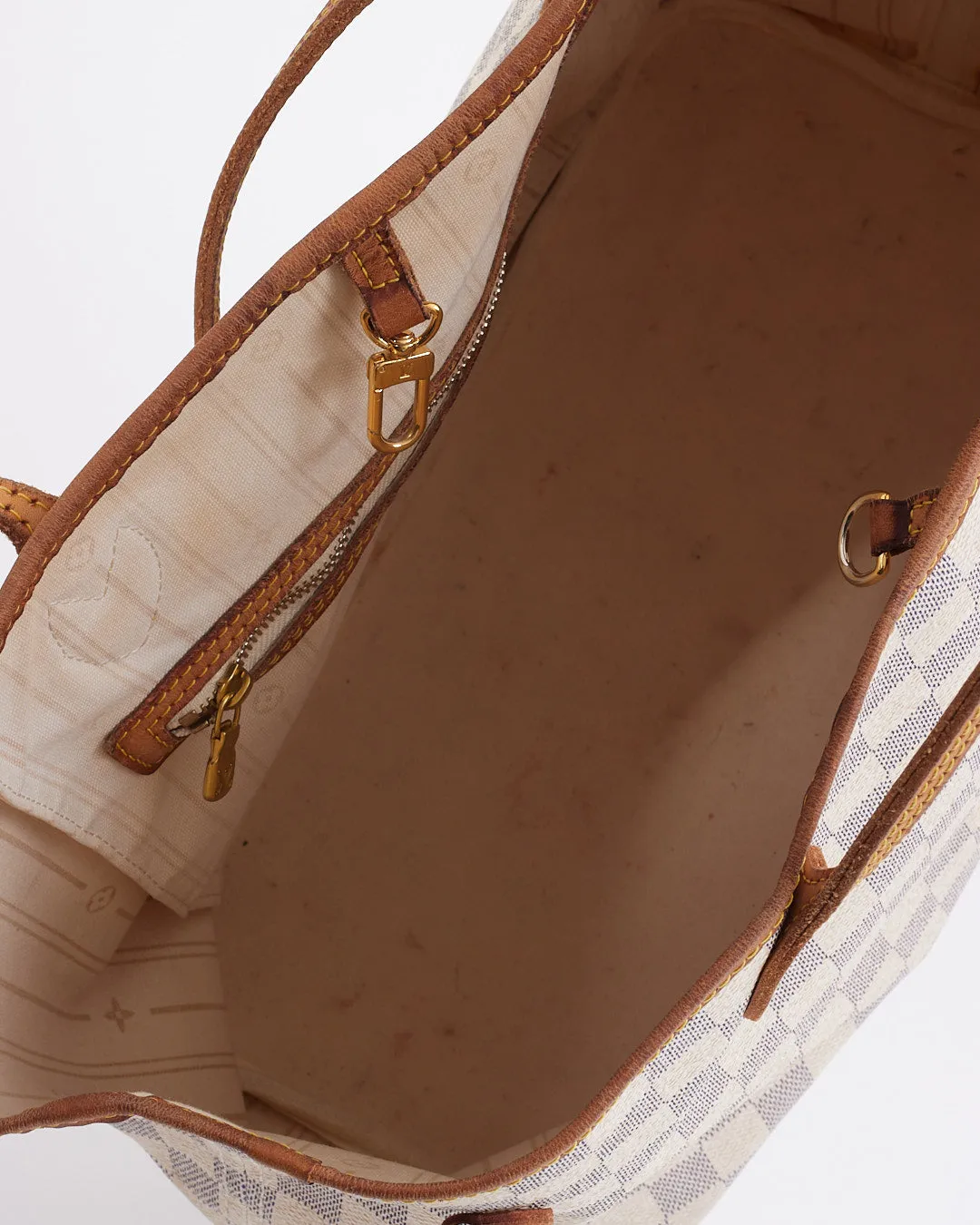 Louis Vuitton Damier Azur Canvas Neverfull MM Tote Bag