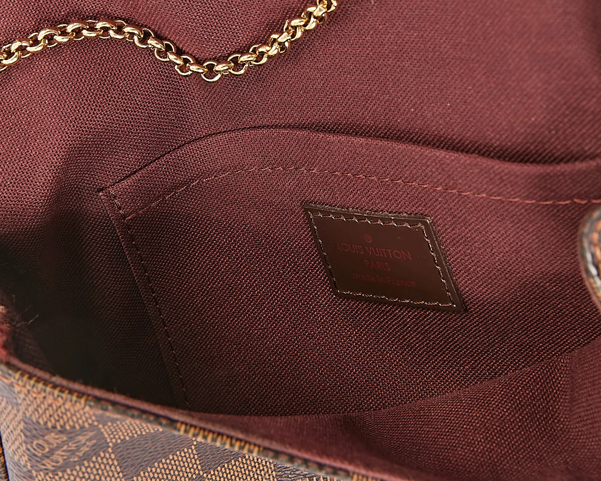 Louis Vuitton Damier Ebene Canvas Favorite PM Crossbody Bag
