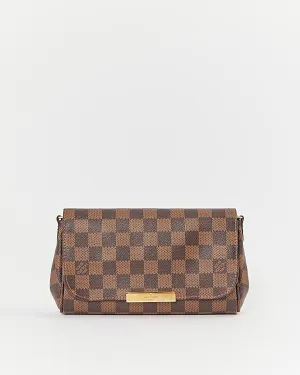 Louis Vuitton Damier Ebene Canvas Favorite PM Crossbody Bag