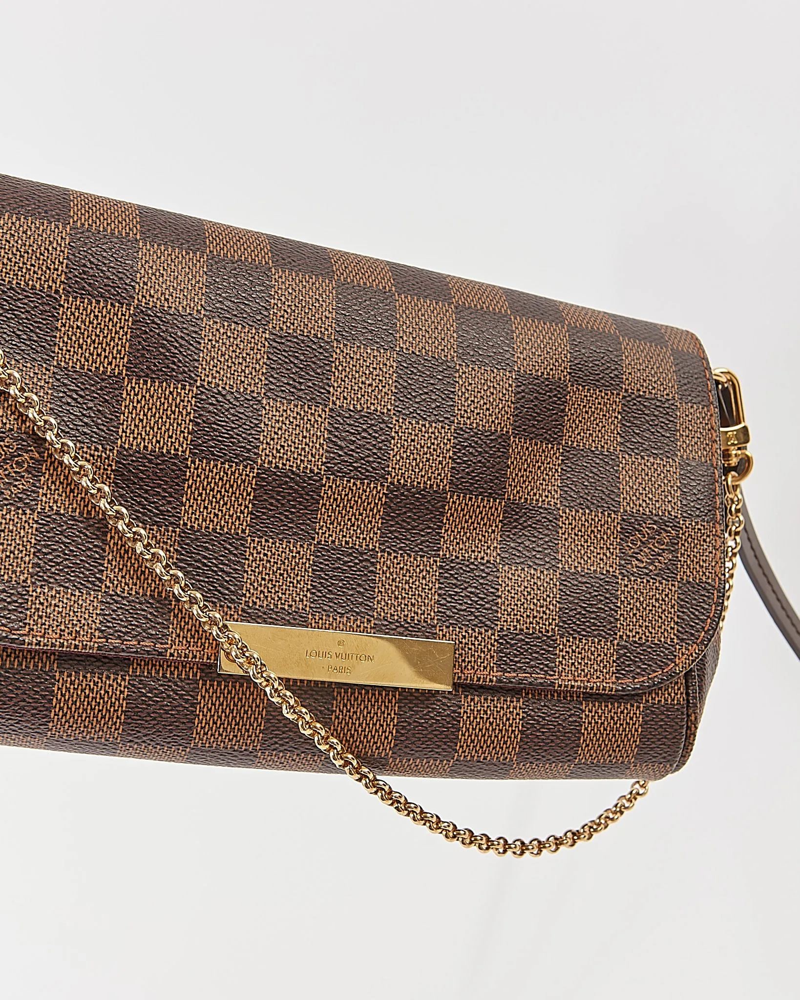 Louis Vuitton Damier Ebene Canvas Favorite PM Crossbody Bag