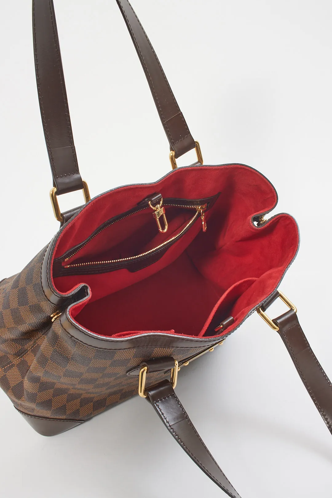 Louis Vuitton Damier Ebene Canvas Hampstead PM Tote Bag