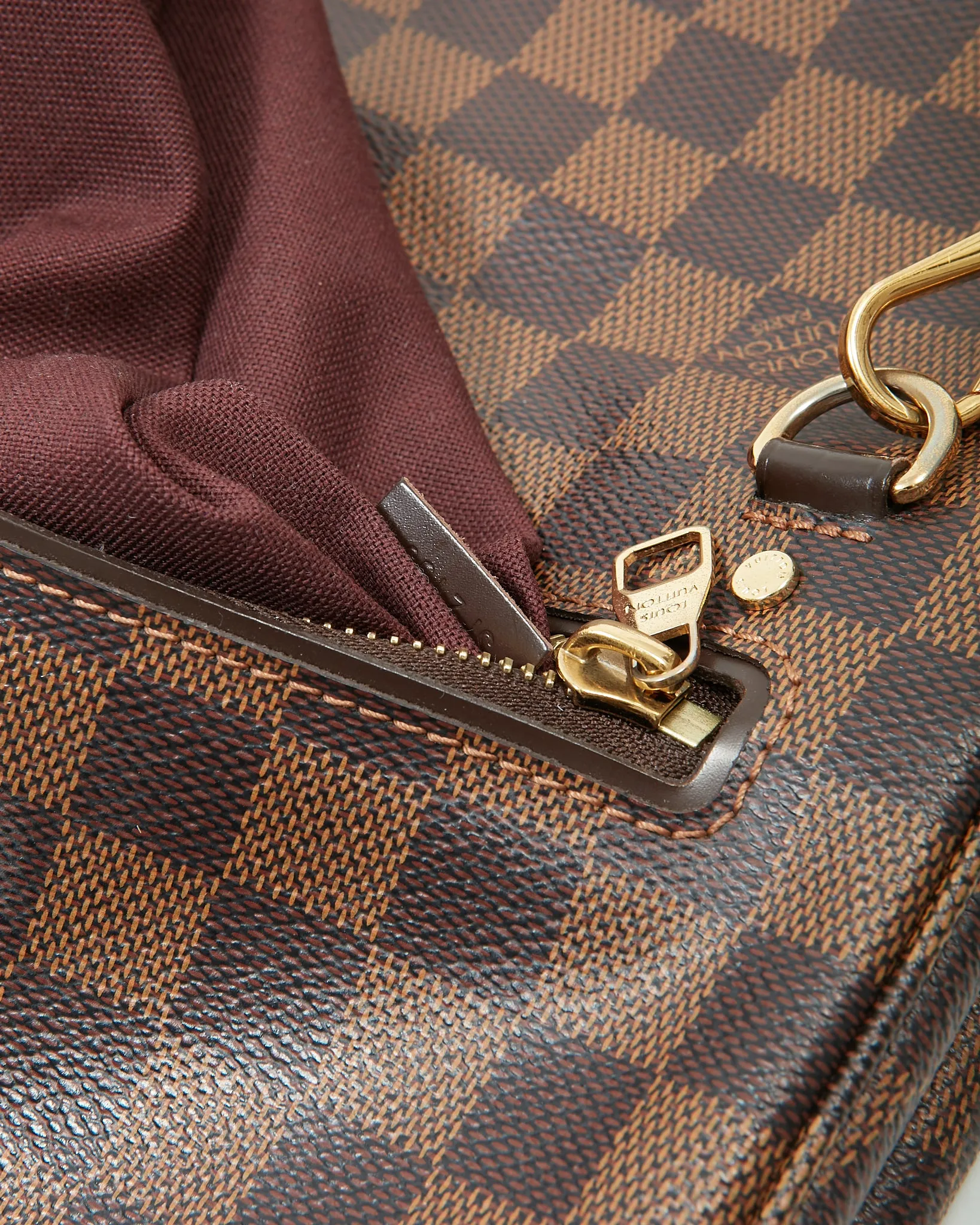 Louis Vuitton Damier Ebene Canvas Hoxton Crossbody Bag