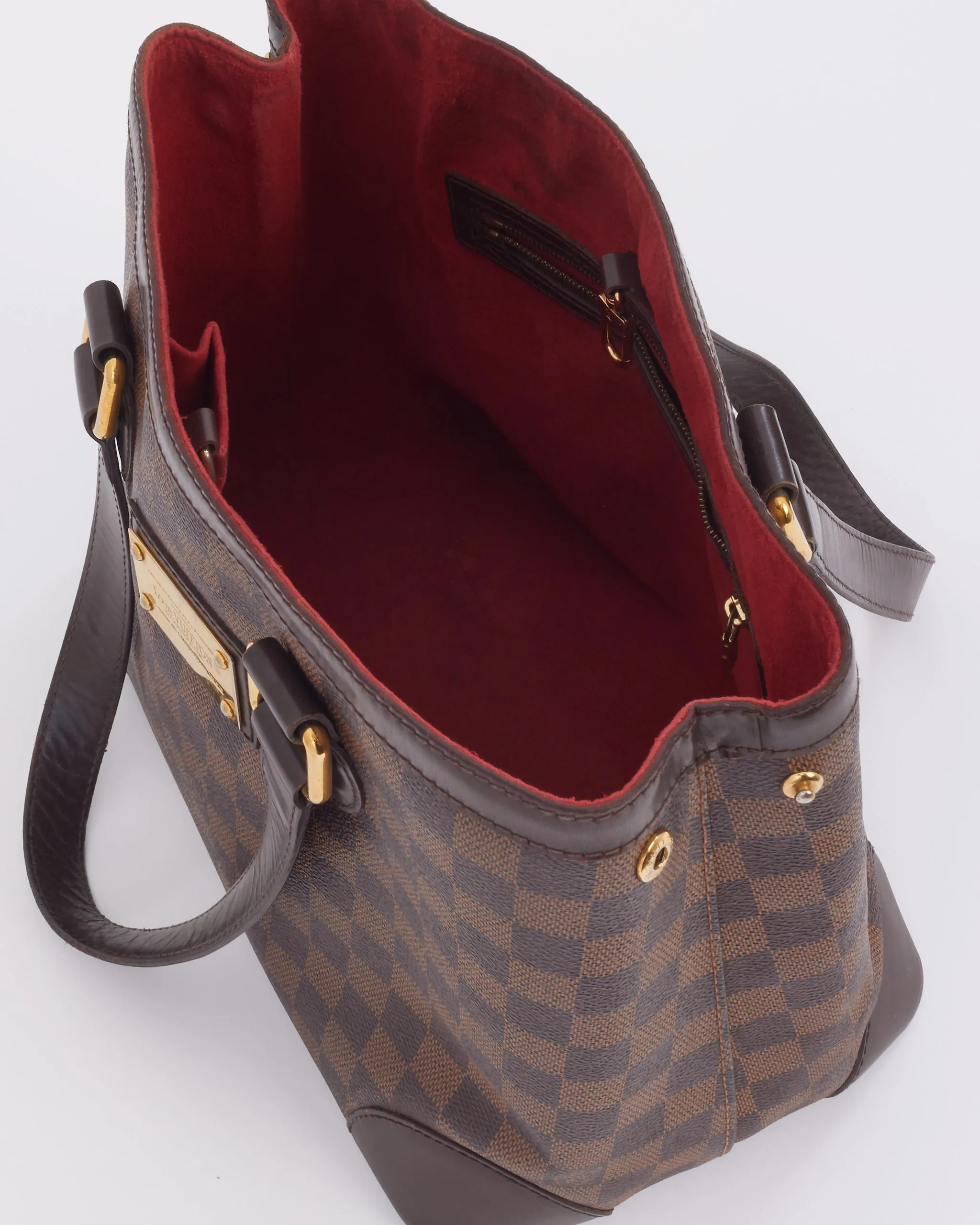 Louis Vuitton Damier Ebene Hampstead PM Bag