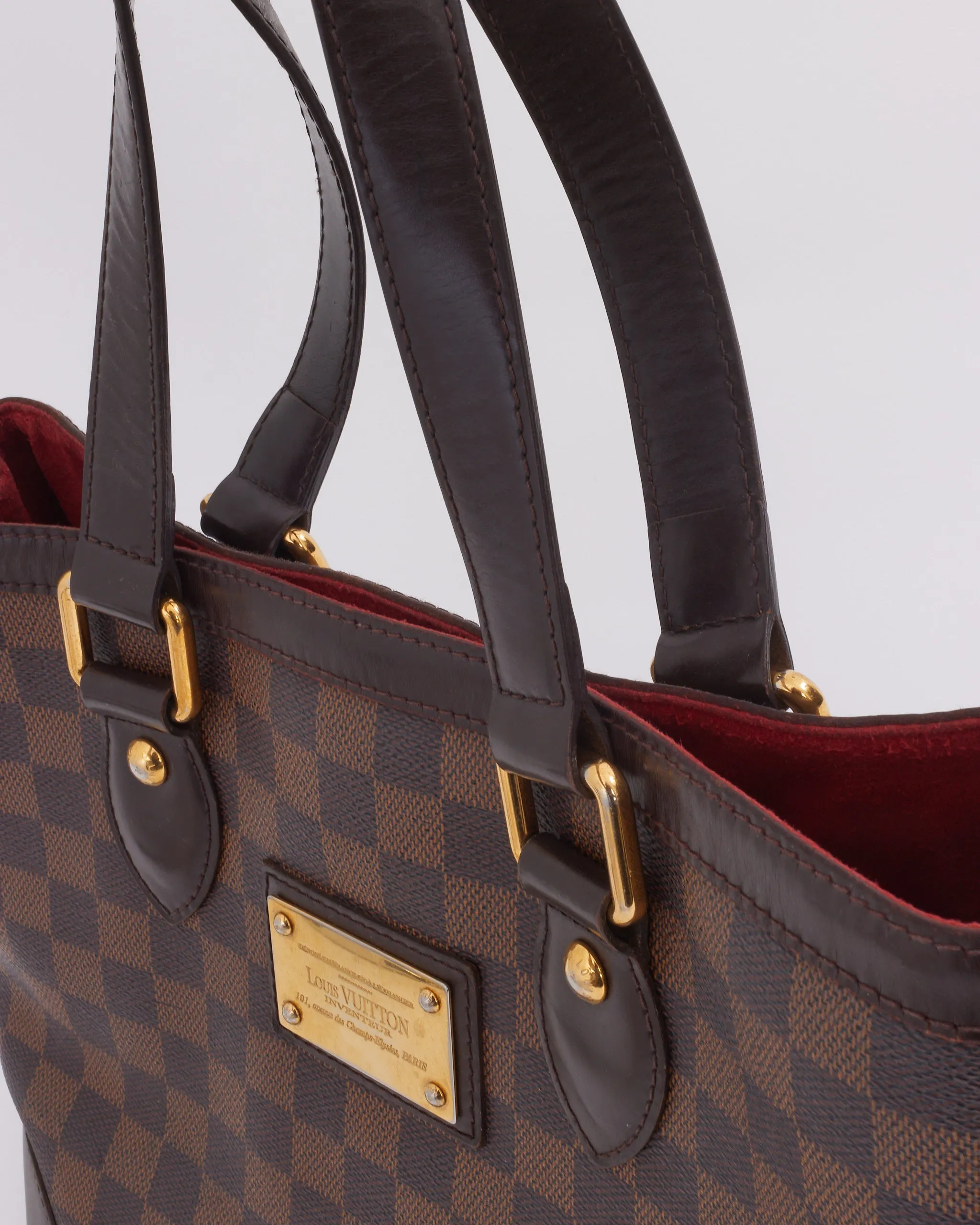 Louis Vuitton Damier Ebene Hampstead PM Bag