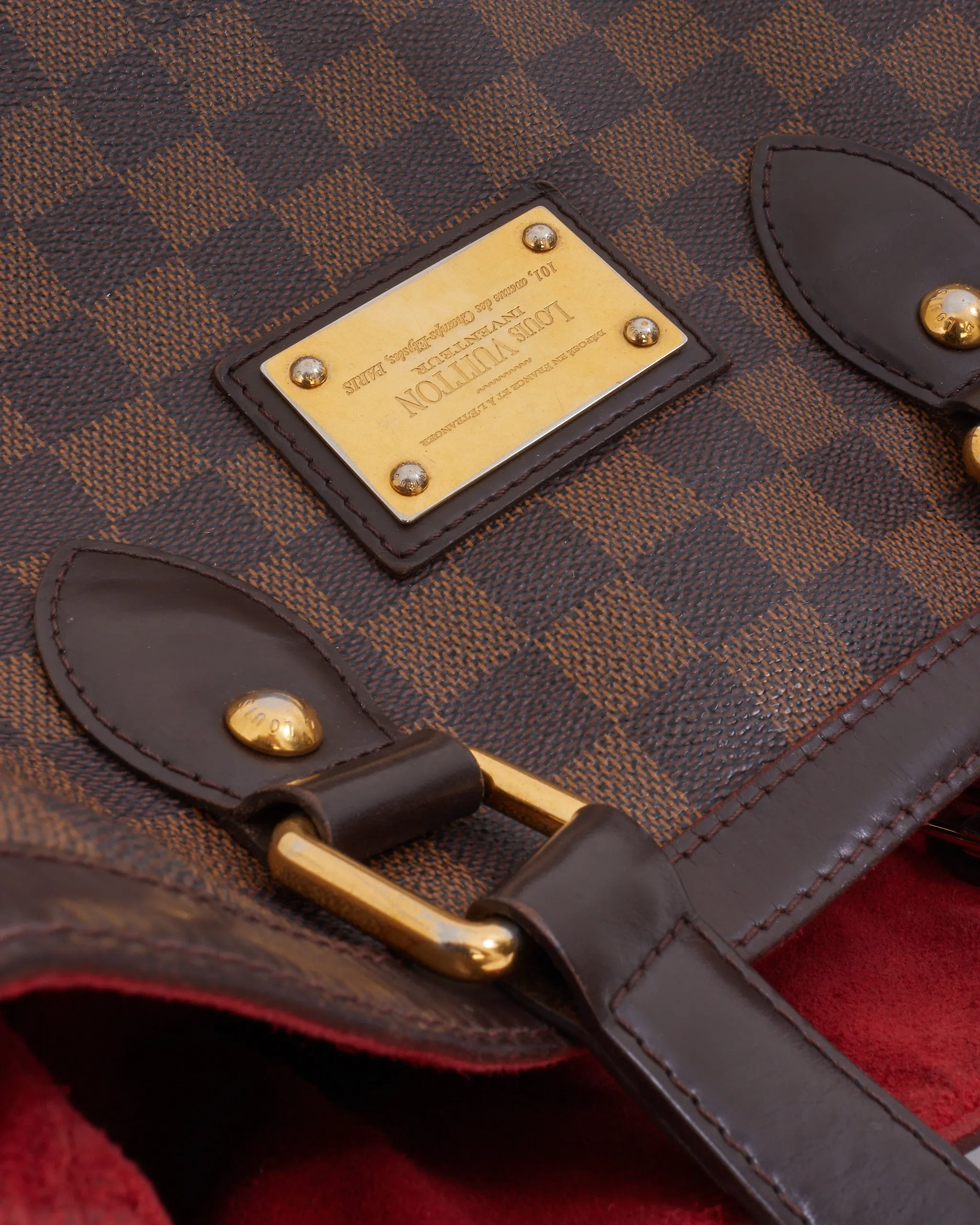 Louis Vuitton Damier Ebene Hampstead PM Bag