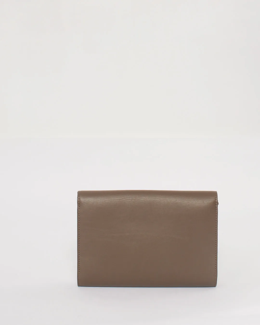 Louis Vuitton Grey Leather Chain Louise MM Bag