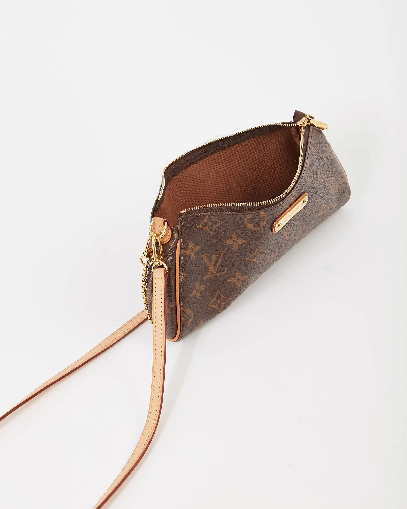 Louis Vuitton Monogram Canvas Eva Clutch Crossbody Bag
