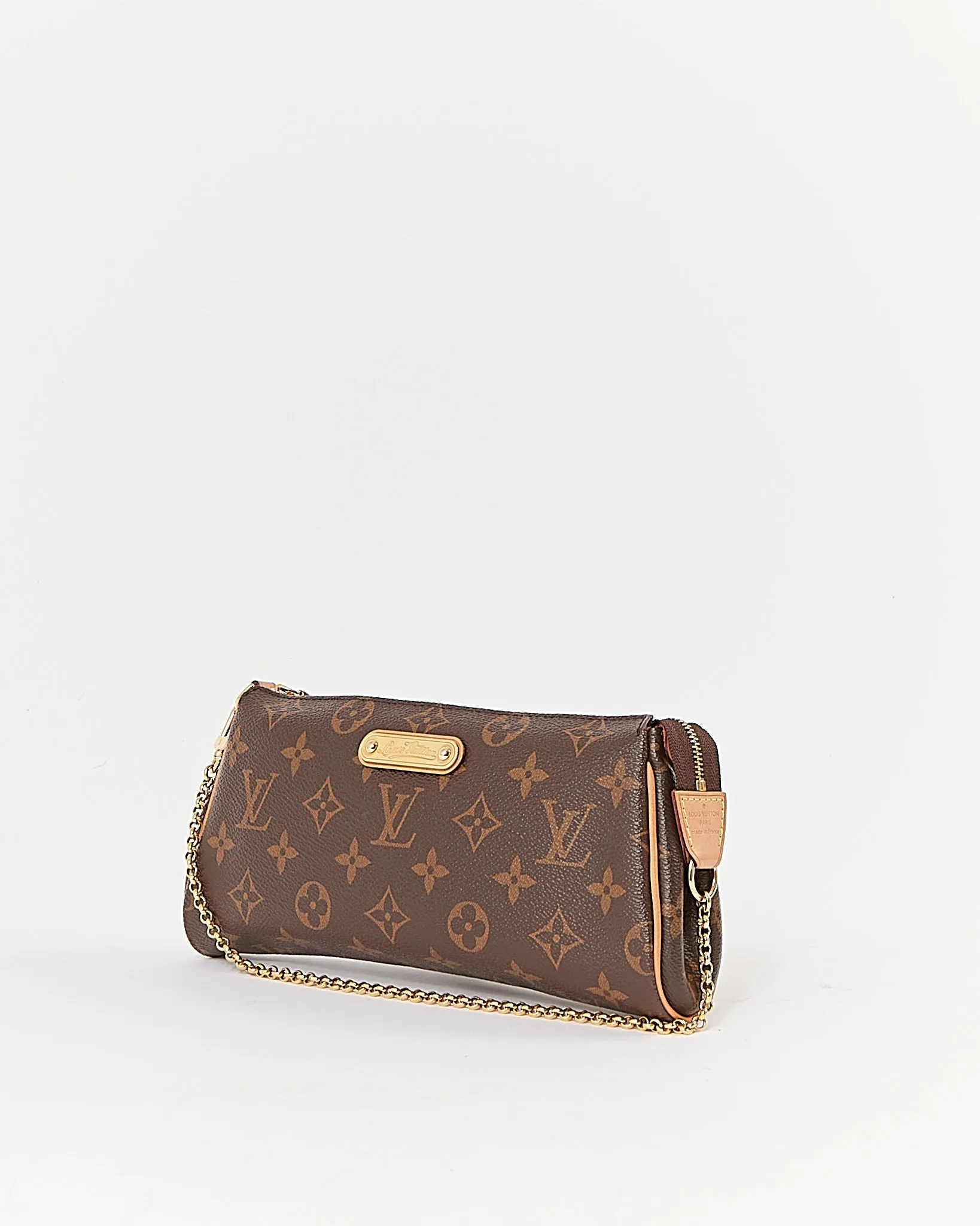 Louis Vuitton Monogram Canvas Eva Clutch Crossbody Bag