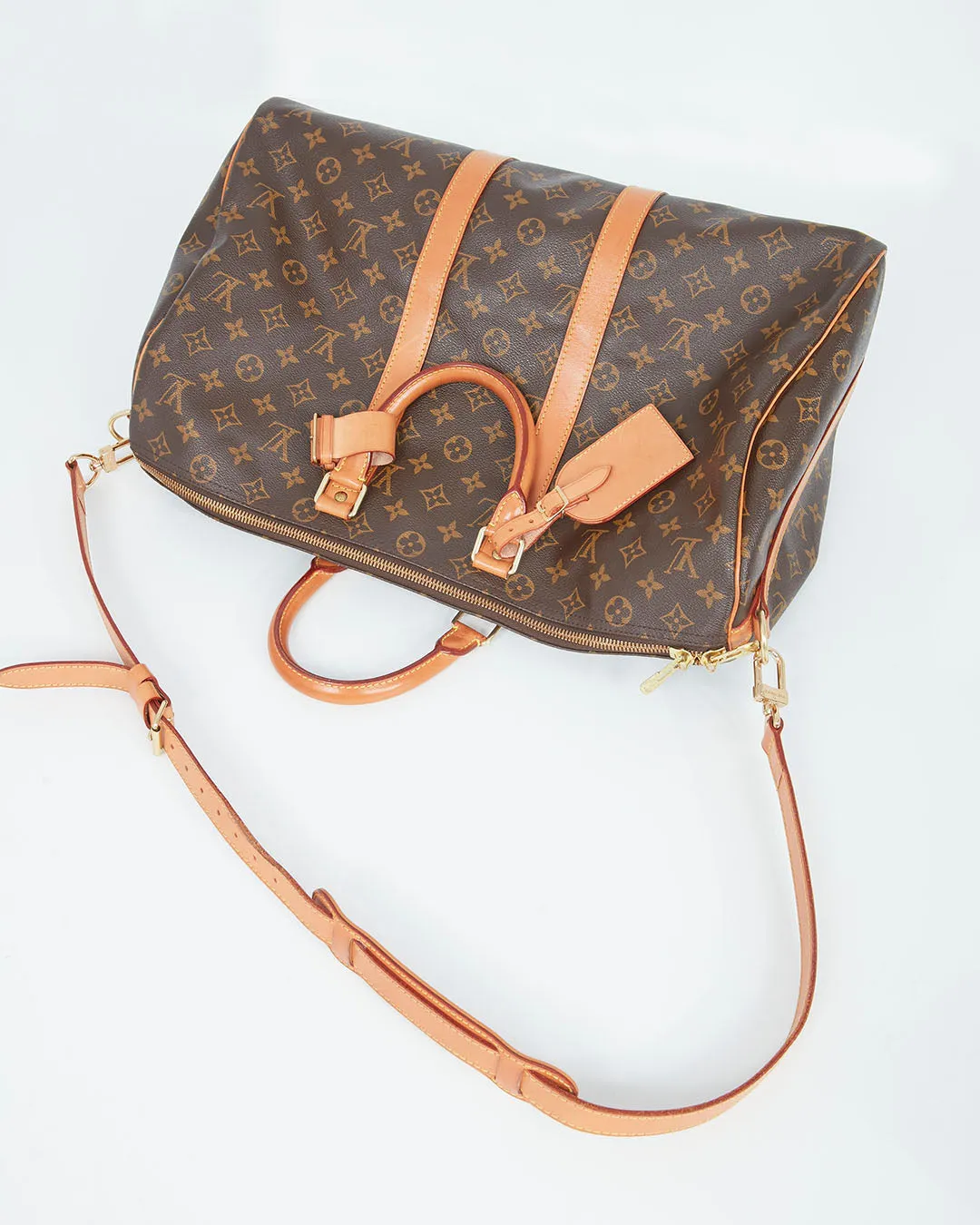 Louis Vuitton Monogram Canvas Keepall Bandouliere Bag 45